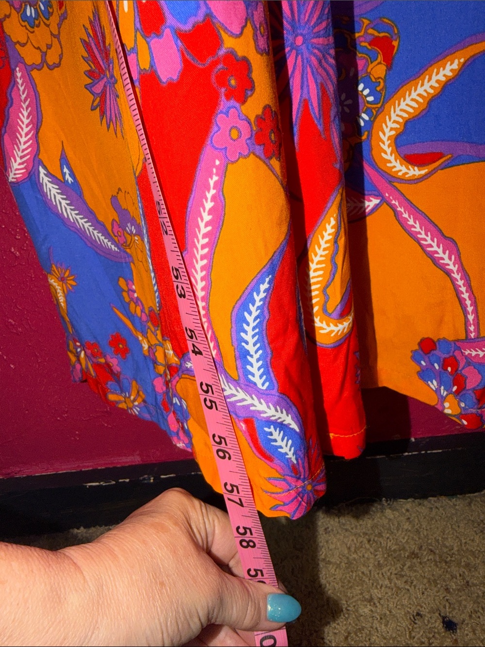 NWT Modcloth For the Love of Fedtival Season Bold Floral Jumpsuit. Sz 14. - Picture 9 of 15